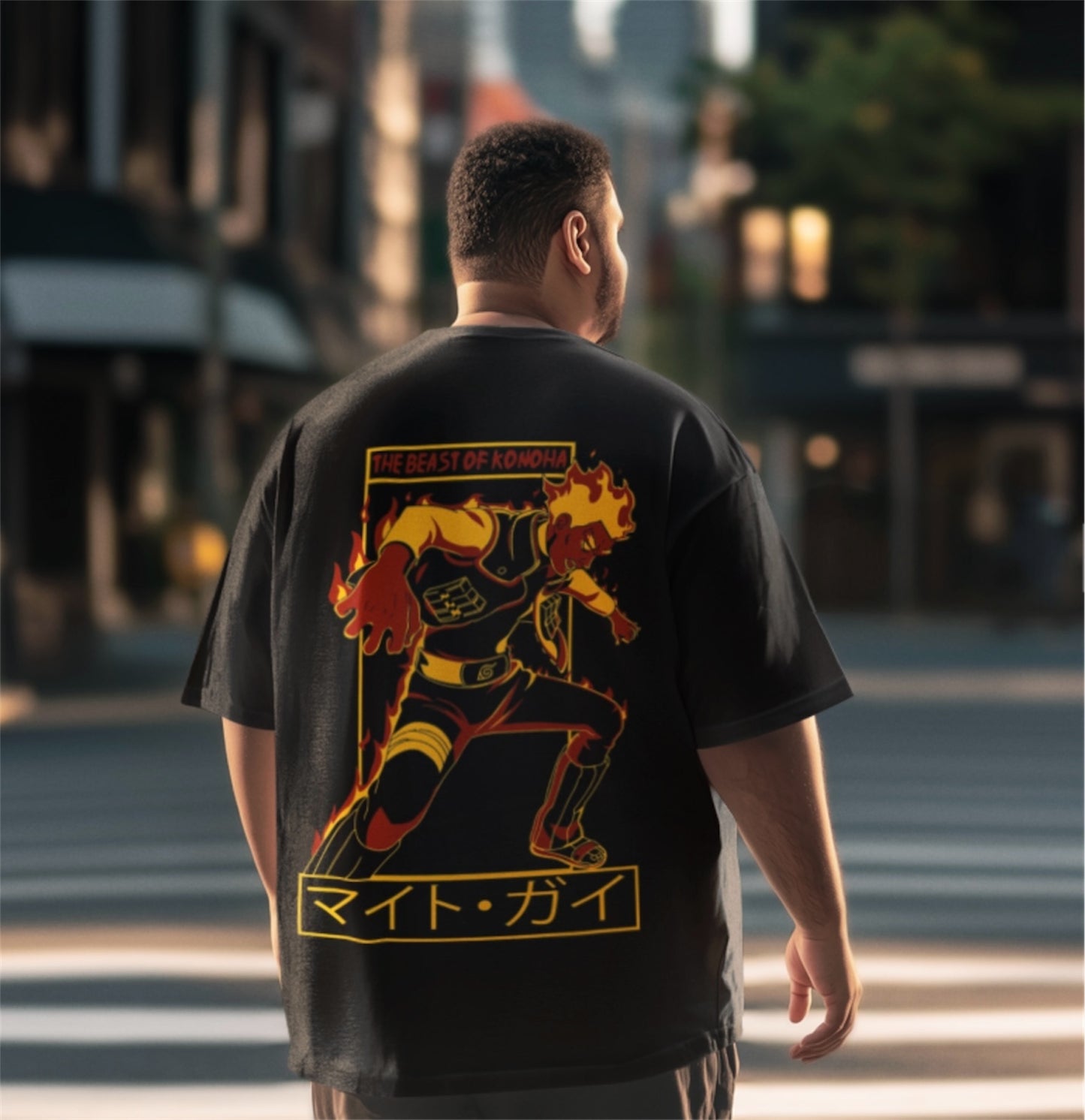 Naruto x Might Guy 8 Gates Shirt