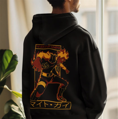 Naruto x Might Guy 8 Gates Hoodie