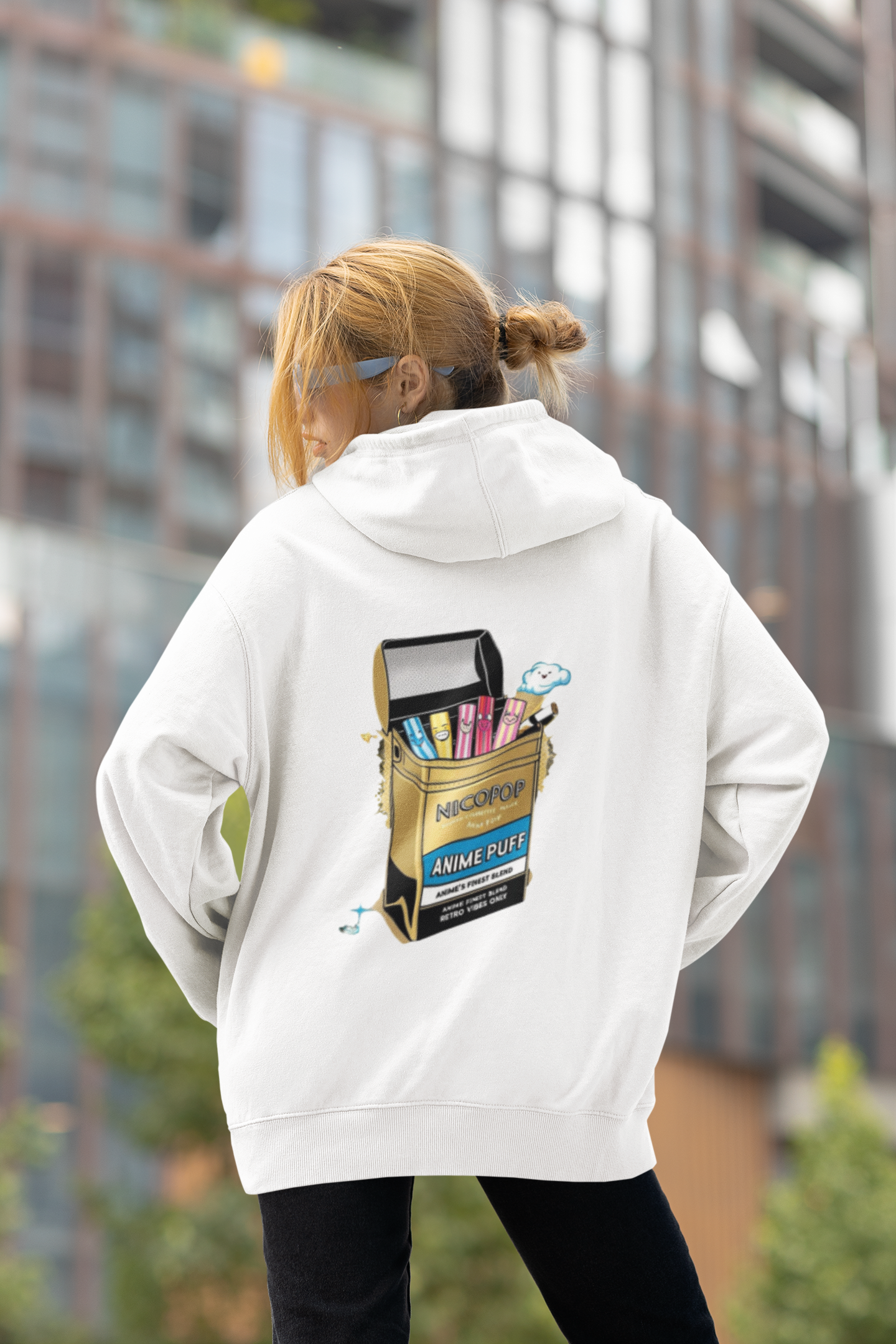 Retro 80er Anime Oversized Hoodie